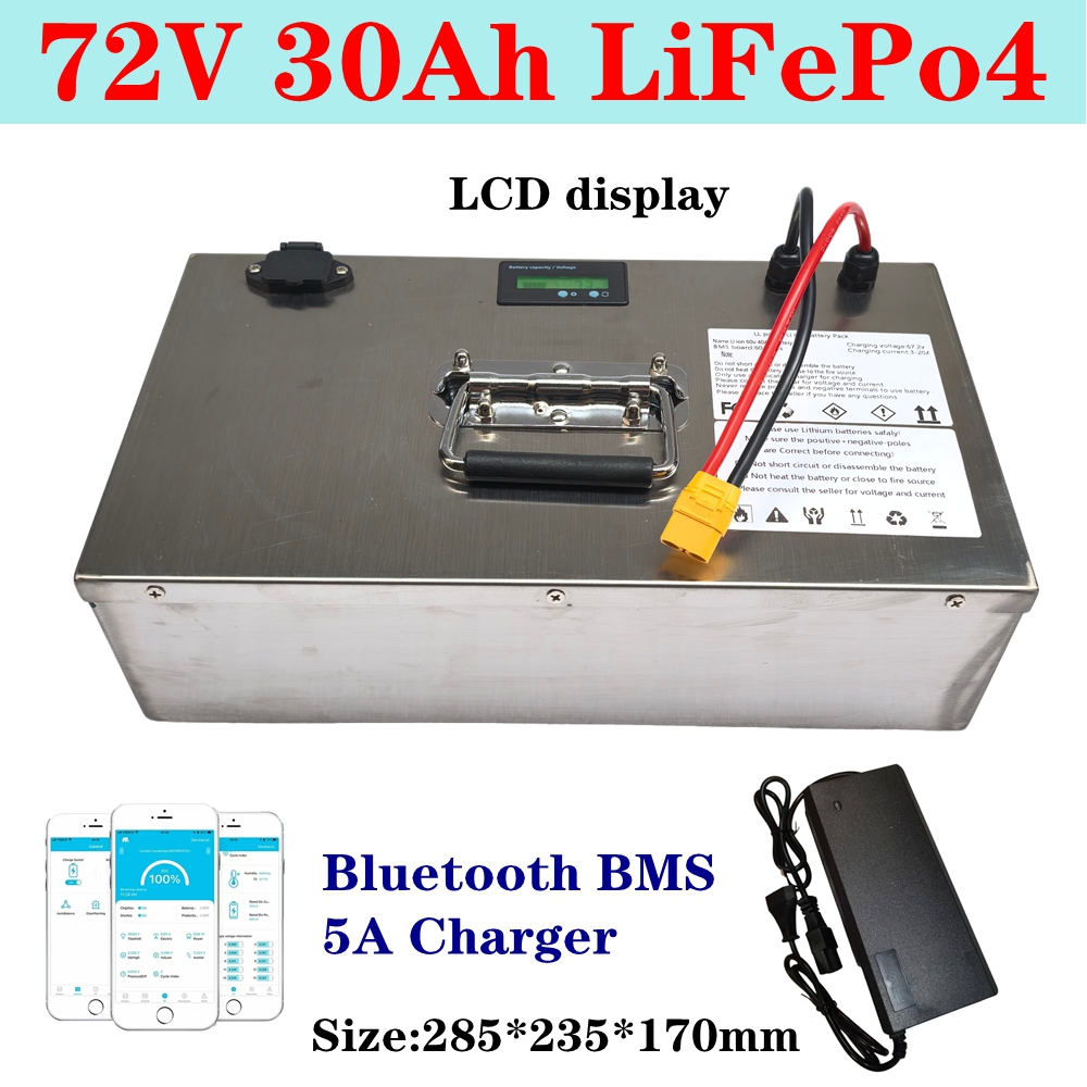 72V 30Ah Lifepo4 Battery Pack - アップグレードされた 72V 30Ah 20Ah Lifepo4 バッテリーパック