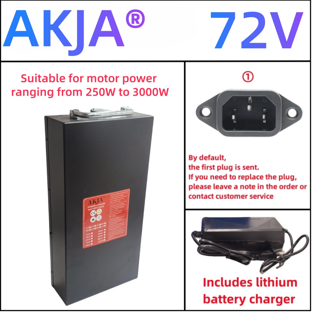 72V 30Ah Lifepo4 Battery Pack - 空気高速輸送 72V 新しいフル容量電源 18650 リチウム電池 20ah-100ah