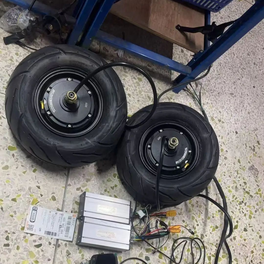 60V 5000W Brushless Hub Motor - 4000W 5000W 6000W 60マグネット高出力72Vハブモーター60V 72VブラシレスDCモーター電動スクーター用11インチ13/14インチタイヤ