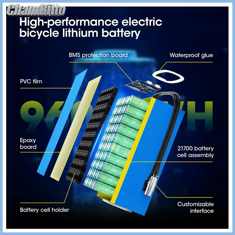 48V 52V電動自転車chamrider 21700バッテ - 60V 30Ah 21700 Battery Pack のレビューと価格