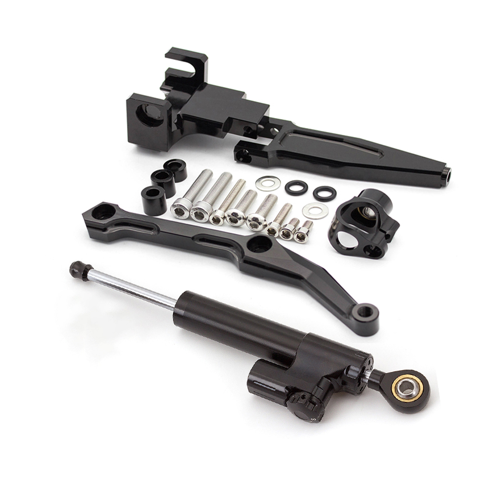 ヤマハ MT09 トレーサー/FJ09 トレーサー 2016 - Steering Damper Stabilizer Kit Cnc のレビューと価格