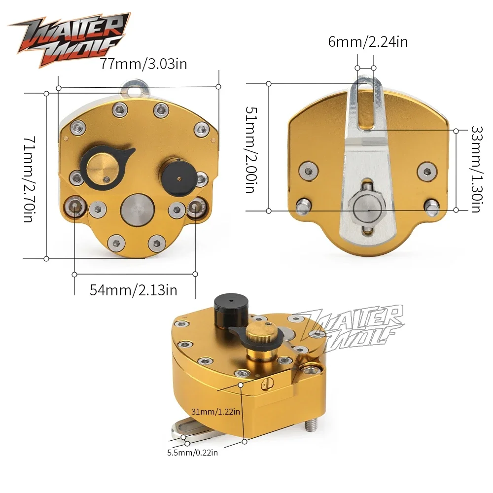 Kovve 450ラリー2023-2024用の調整可能なオー - Steering Damper Stabilizer Kit Cnc のレビューと価格