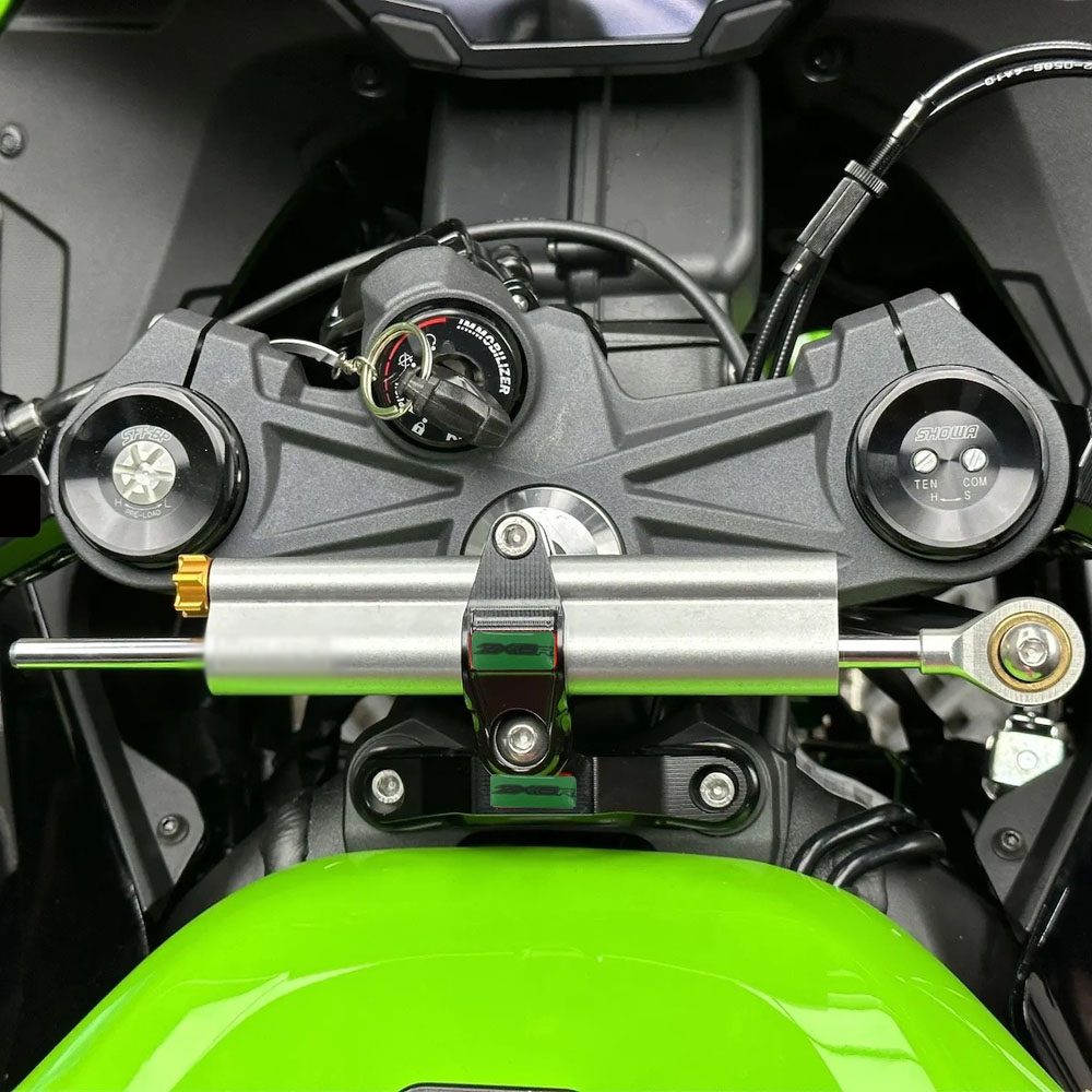 カワサキニンジャ ZX 6R ZX-6R ZX6R 2024 - Steering Damper Stabilizer Kit Cnc のレビューと価格