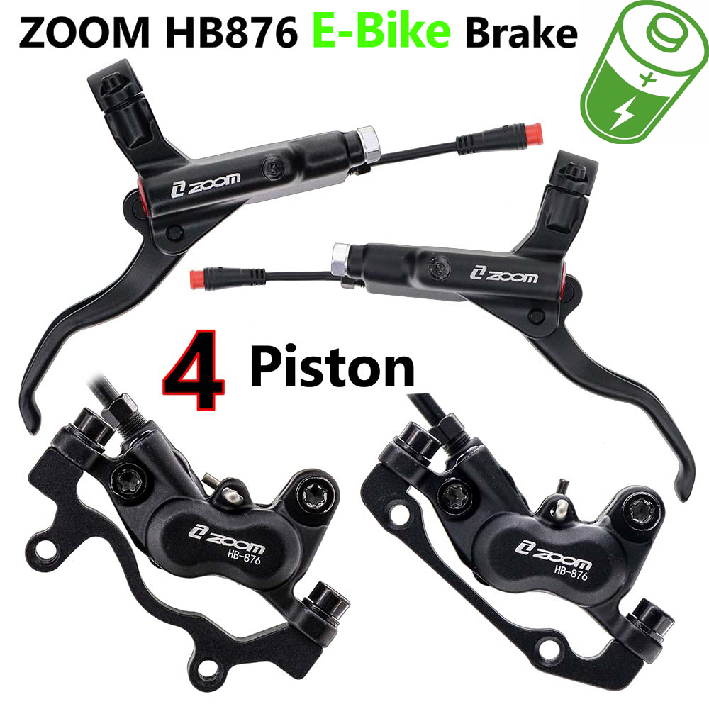 ZOOM HB-876E E-Bike 4 ピストン油圧ディ - Zoom Hydraulic Brake 4 Piston E-Scooter のレビューと価格