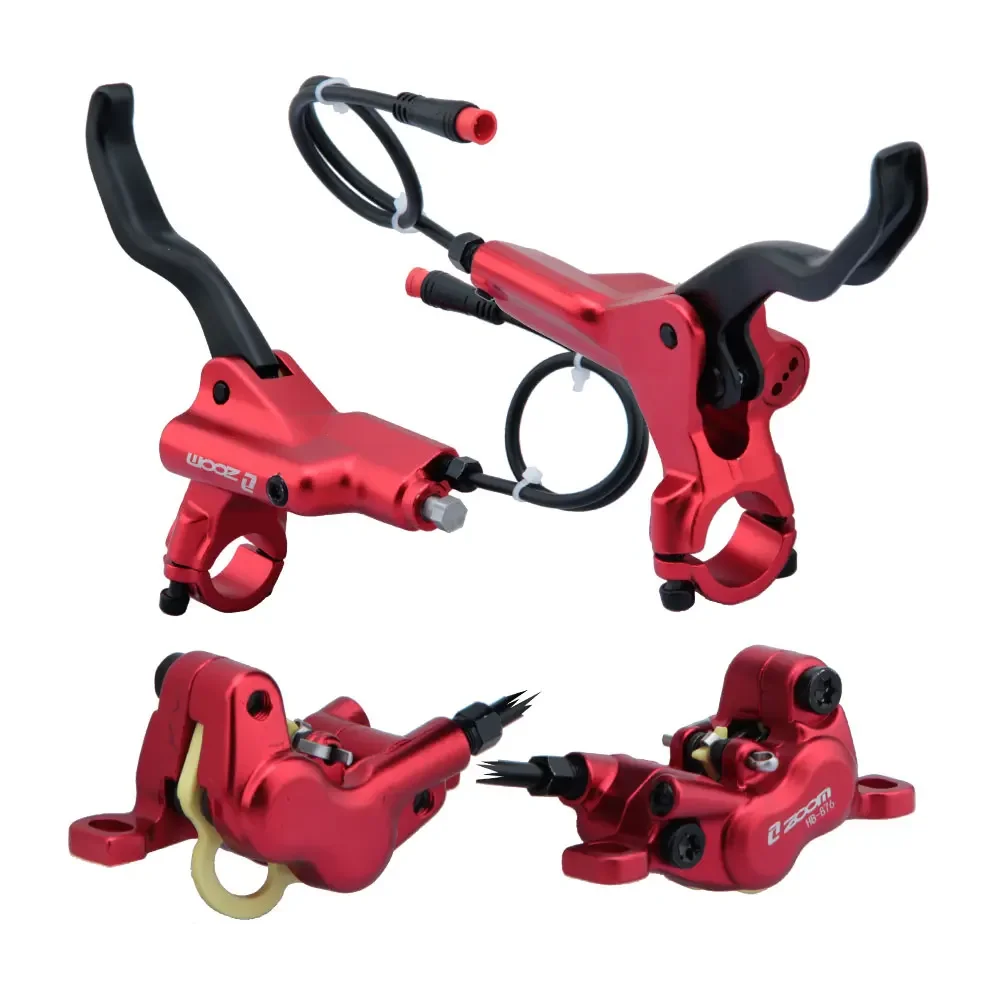 折りたたみ式電動スクーター用ズーム油圧ブレーキディスク,4ピ - Zoom Hydraulic Brake 4 Piston E-Scooter のレビューと価格