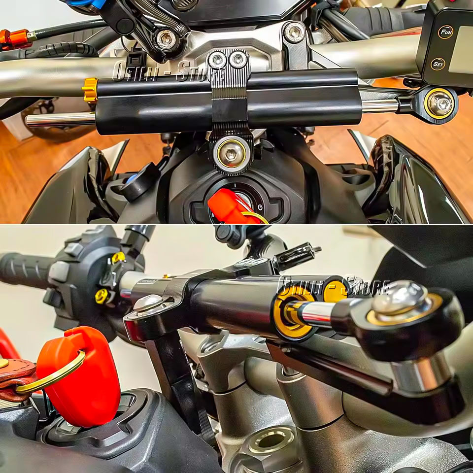 ステアリングダンパーホンダ CB1000R CB 1000  - Steering Damper Stabilizer Kit Cnc のレビューと価格