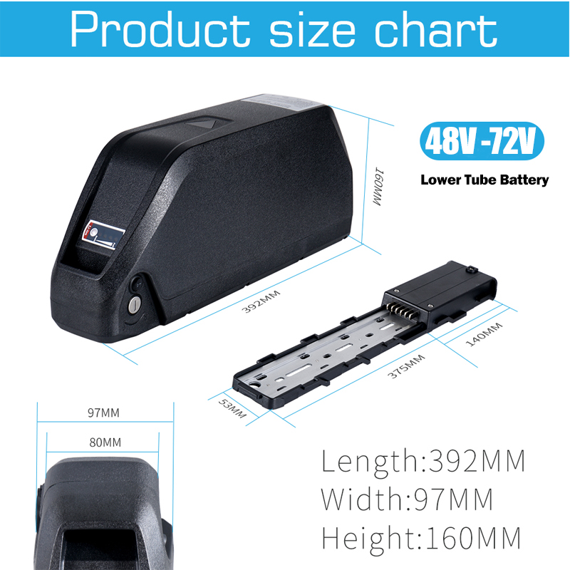 52V 50AH 電動自転車バッテリー 21700 72V  - 60V 30Ah 21700 Battery Pack のレビューと価格