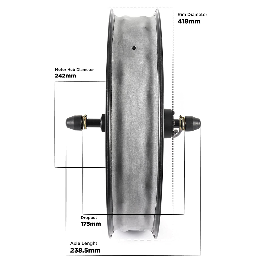 ハイパワー20インチブラシレスギアレス60V 72V 300 - 60V 5000W Brushless Hub Motor のレビューと価格