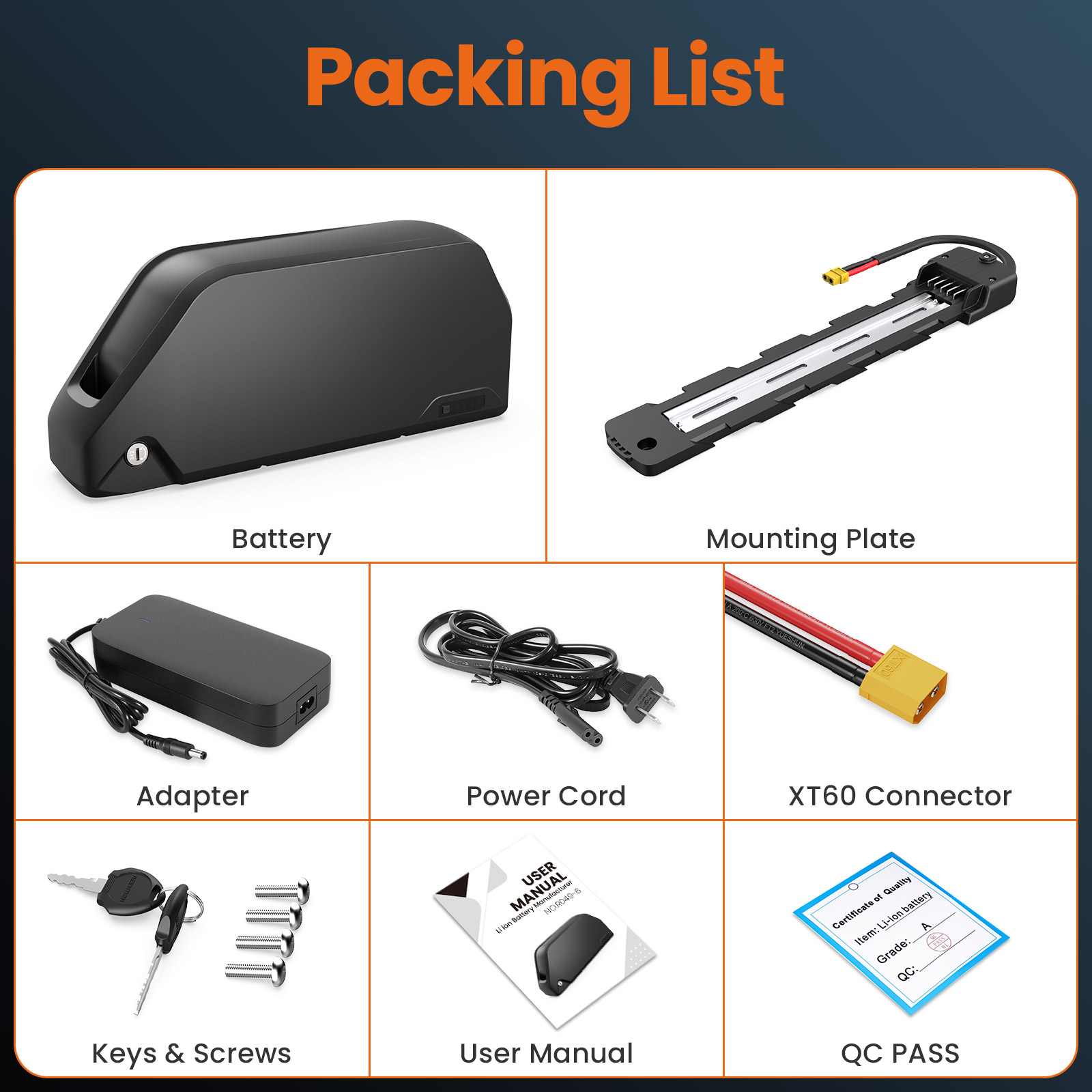 ポリー電動自転車バッテリー 48V 25AH 60V 20A - 60V 30Ah 21700 Battery Pack のレビューと価格