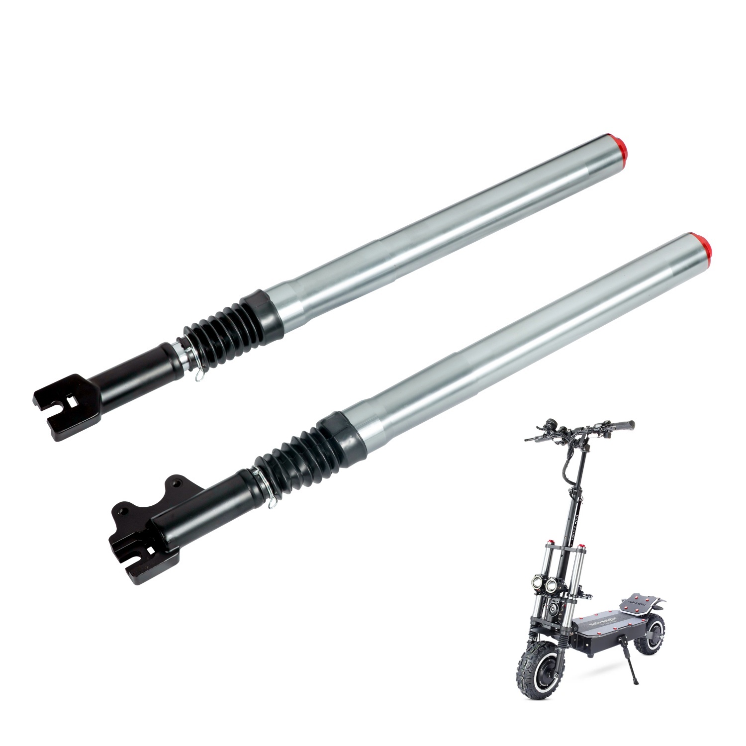 米国在庫 24 インチ電動スクーターデュアルサスペンションフ - Hydraulic Suspension Fork 11 Inch のレビューと価格