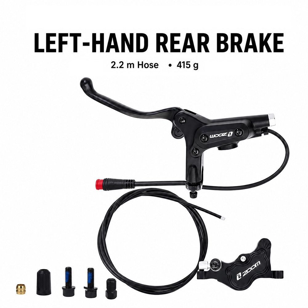 ZOOM HB-890E 4ピストン油圧ディスクブレーキセッ - Zoom Hydraulic Brake 4 Piston E-Scooter のレビューと価格