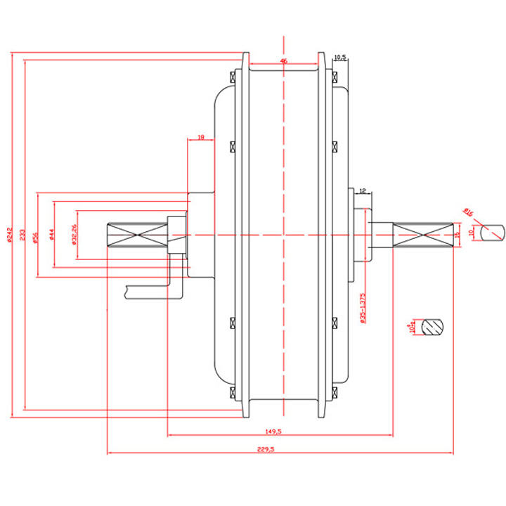 1.85X 19 60V 72V 3000W 5000Wブラ - 60V 5000W Brushless Hub Motor のレビューと価格