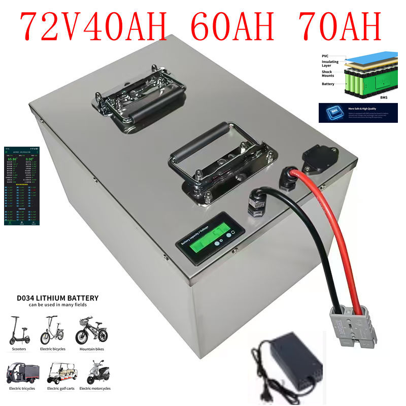 72V リチウムイオンバッテリー BMS 30AH-80AH - 72V 30Ah Lifepo4 Battery Pack のレビューと価格