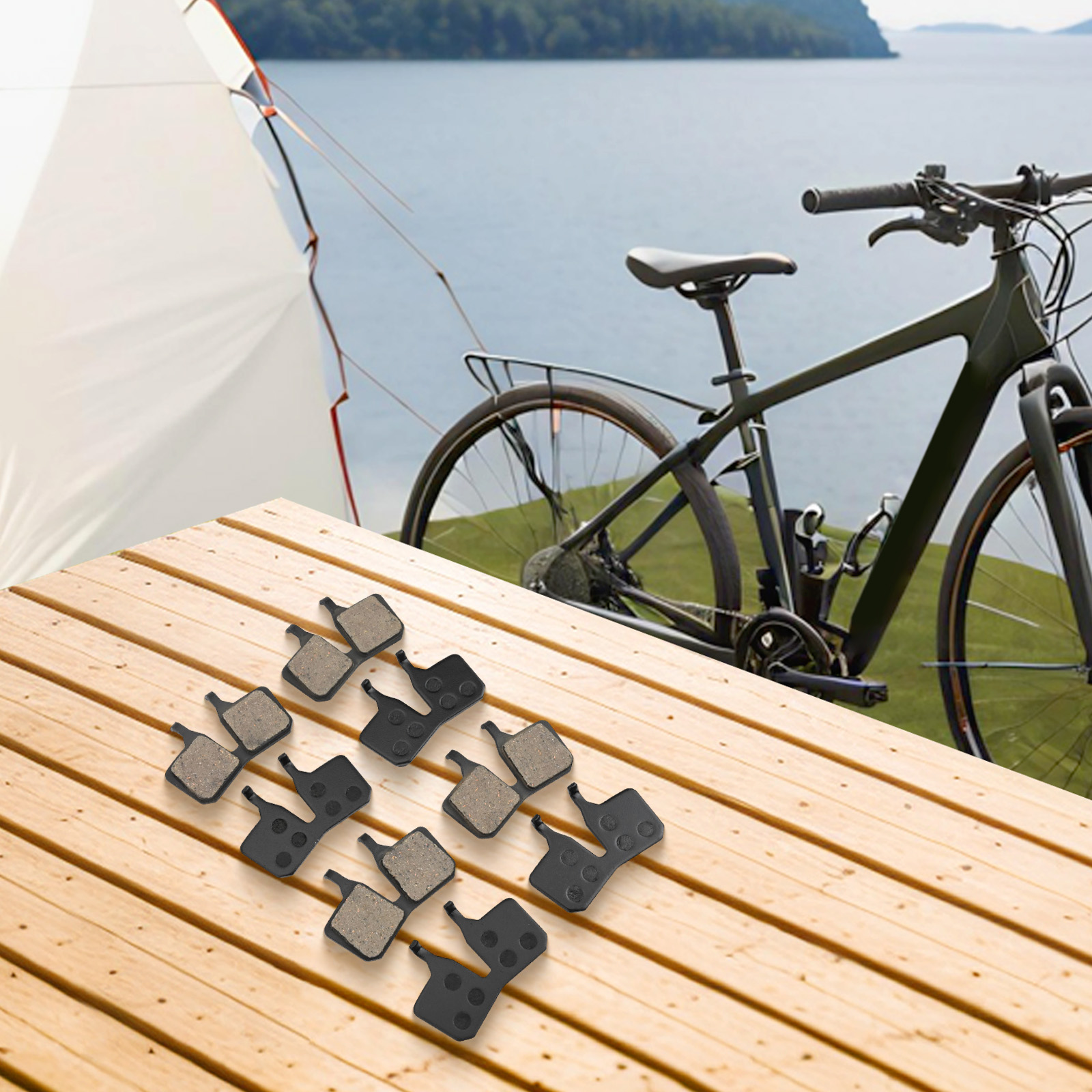 4 ペア自転車ブレーキパッドマグラ用 MT5e 用 MT7  - Magura Mt5E Hydraulic Disc Brake のレビューと価格