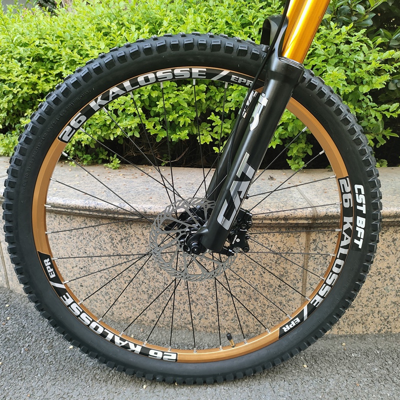 Kalosse エアフォーク自転車フルサスペンションマウンテ - Hydraulic Suspension Fork 11 Inch のレビューと価格
