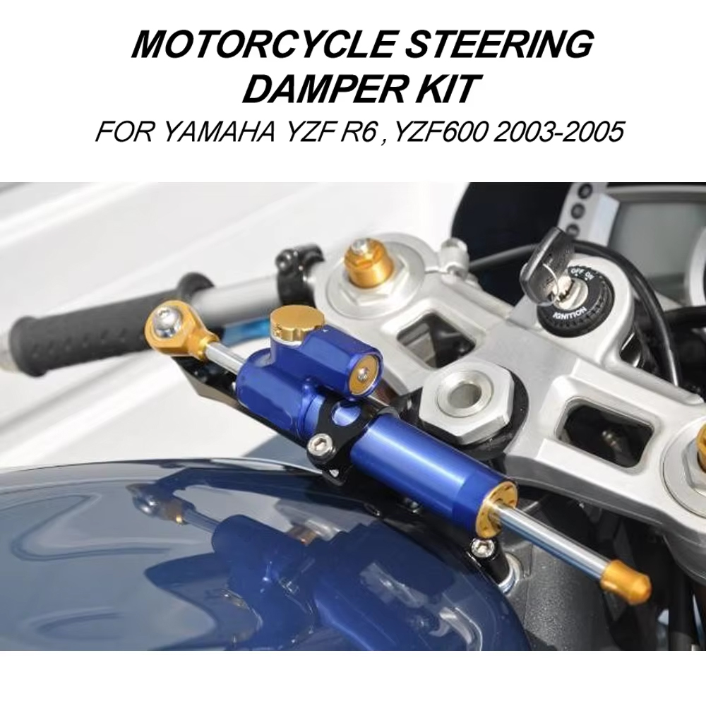 ヤマハ YZF600 R6 2003-2005 オートバイア - Steering Damper Stabilizer Kit Cnc のレビューと価格