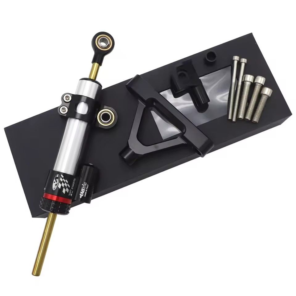 カワサキ ZX10R 04-05 レーシングバイク CNC  - Steering Damper Stabilizer Kit Cnc のレビューと価格